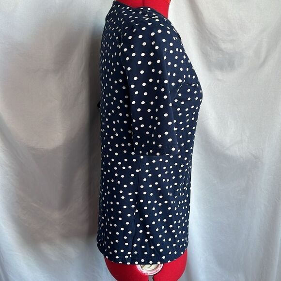 MM60 Chaps boat neck polka dot shirt - Picture 5 of 7